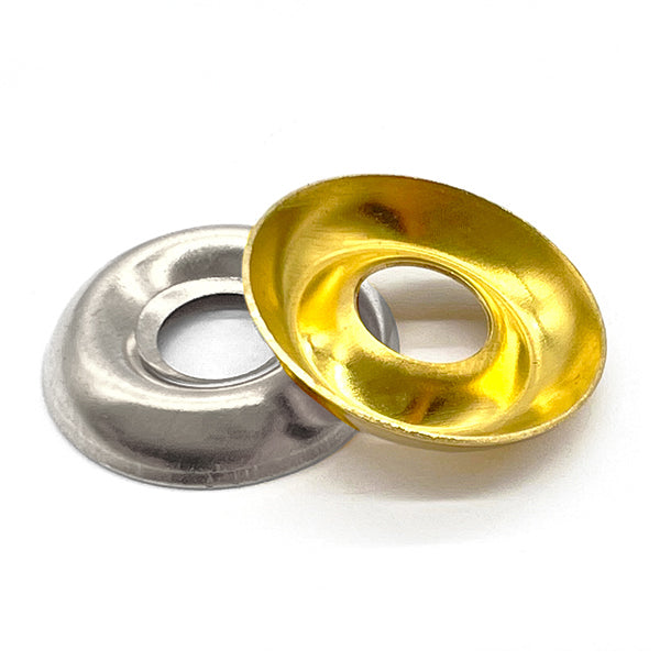 Auveco 8 Flush Type Finishing Washers – Nickel Plated Brass – Box Of 100
