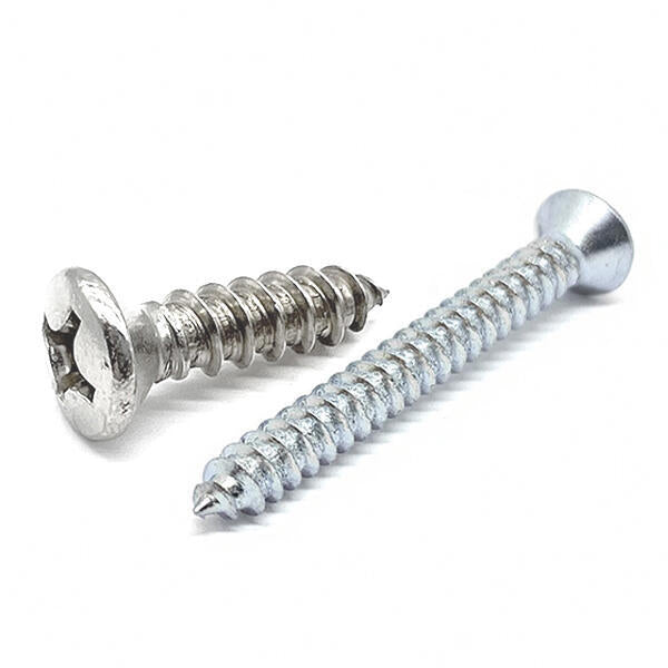 Phillips Oval Head Self Tapping Screws
