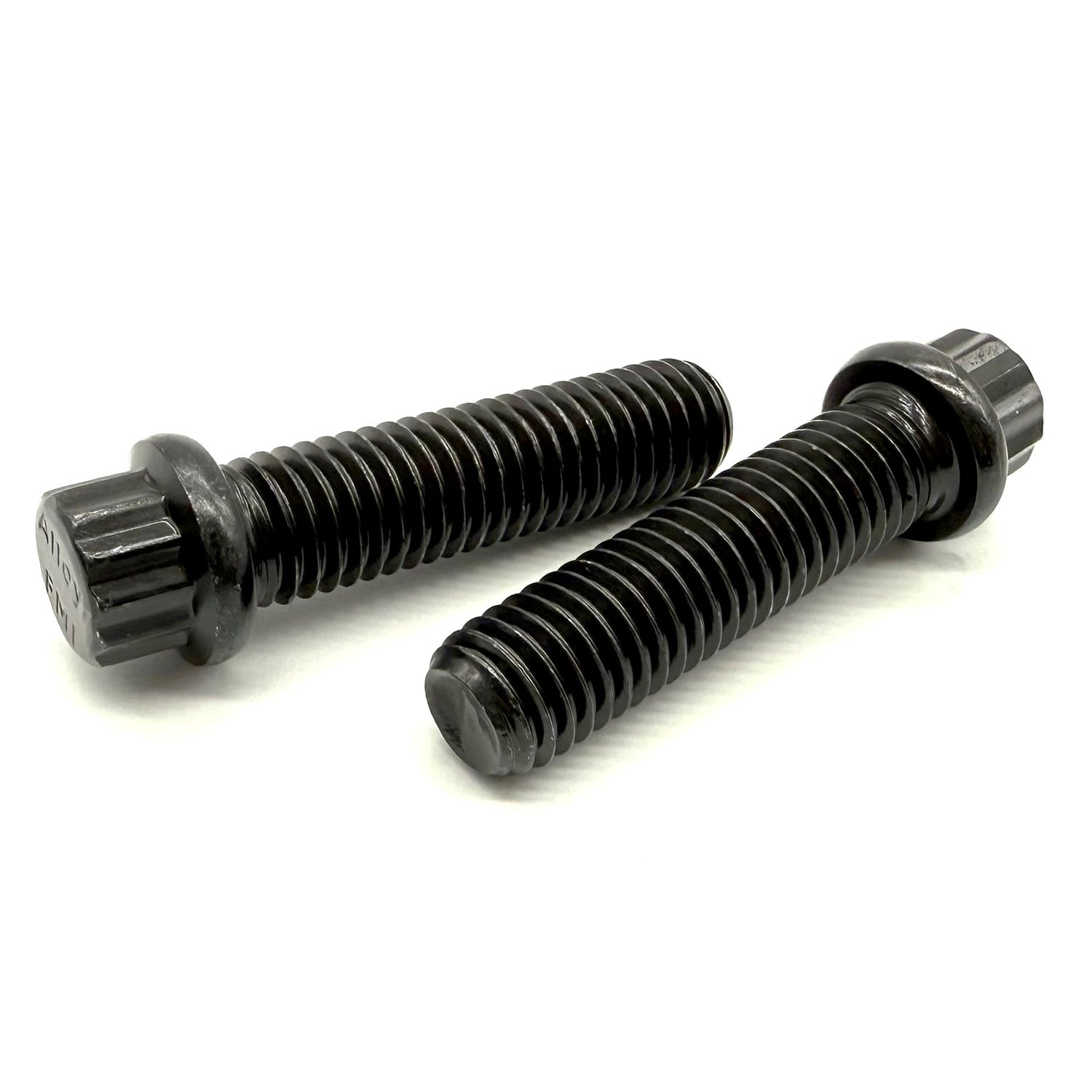 1/2-13x1" Alloy 12 Point Flange Screws Black Oxide
