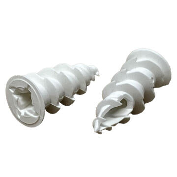 3/8 x 1 USA Made E-Z Anchor Lite Duty White Nylon for use w/#6 Screws