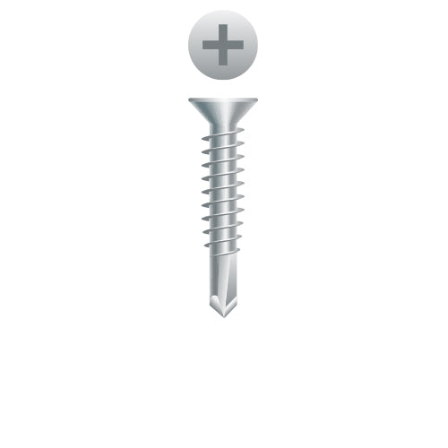 Strong-Point Self Drilling Flat Head Screws