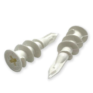 1/2 x 1-5/8 USA Made E-Z Anchor Mini White Nylon for use w/#6, 7, & 8 Screws