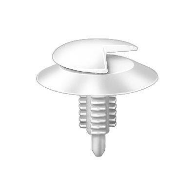 5/16"x11/16" White Double Head Door Trim Christmas Tree Retainer