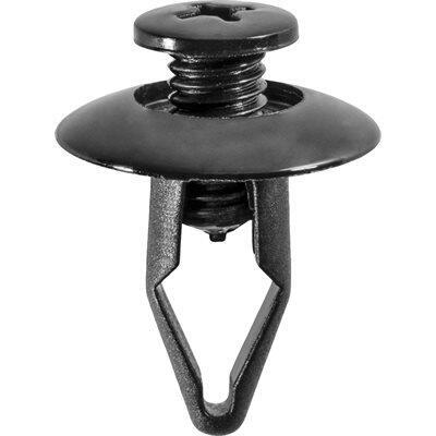5/16"x23/32" Black Screw Type with Closed End, 25/32" Head