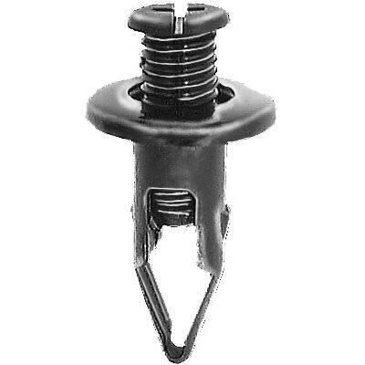 10mmx27mm Slotted/Phillips Screw-Type Push-In Retainer with Closed End, 20mm Head