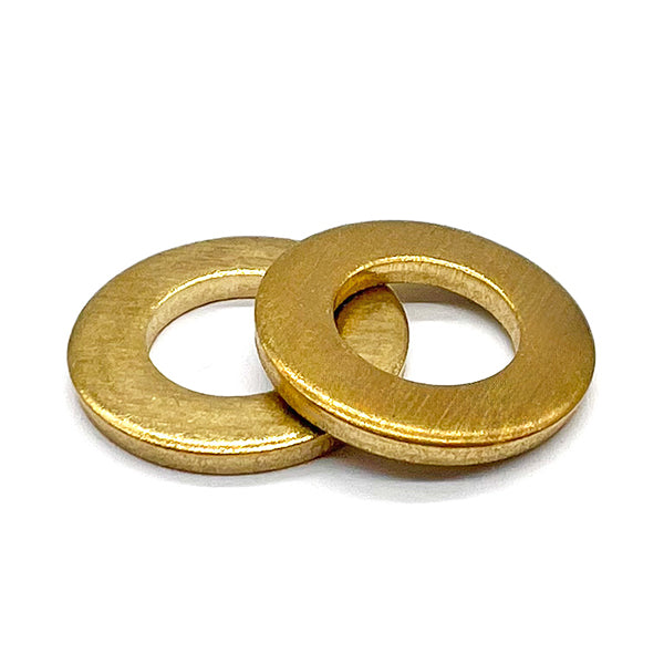 1/2" Solid Brass Flat Washers