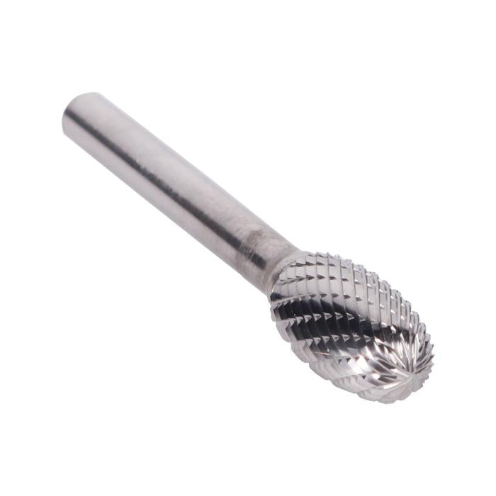 3/8" x 5/8" Oval Carbide Bur 1/4 Shank