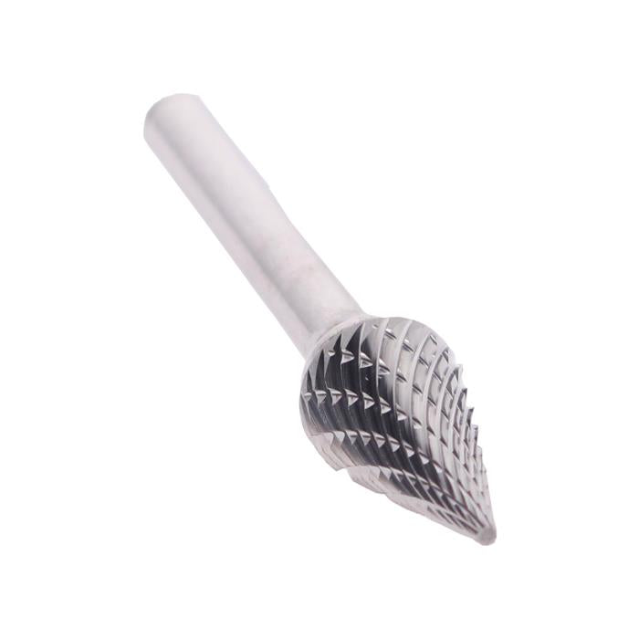 1/4" x 3/4" Cone Pointed End Carbide Bur 1/4" Shank