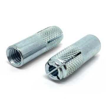 5/8-11" Drop-In Anchor Zinc Clear Steel