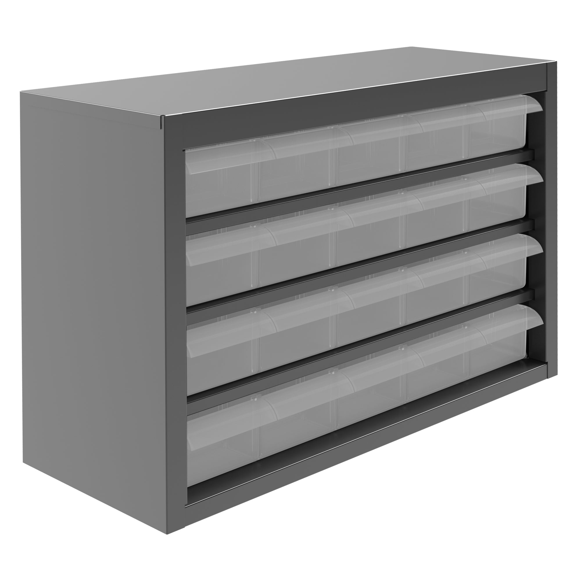 20 Plastic Drawer Metal Storage Rack Cabinet