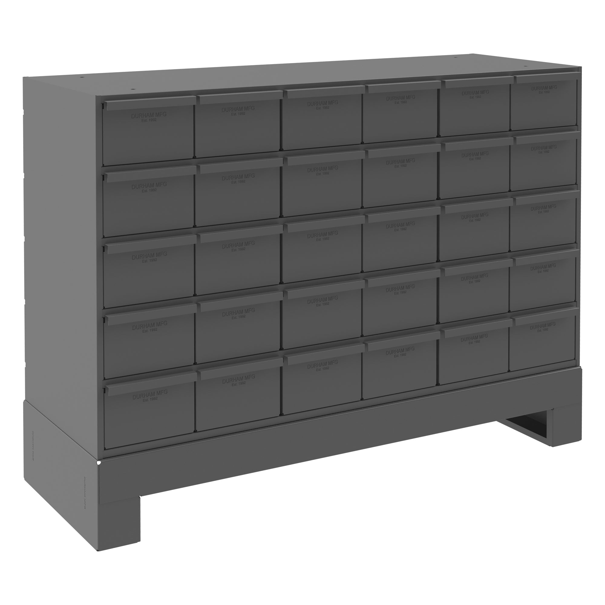 30 Large Drawer Metal Storage Rack Cabinet with Base