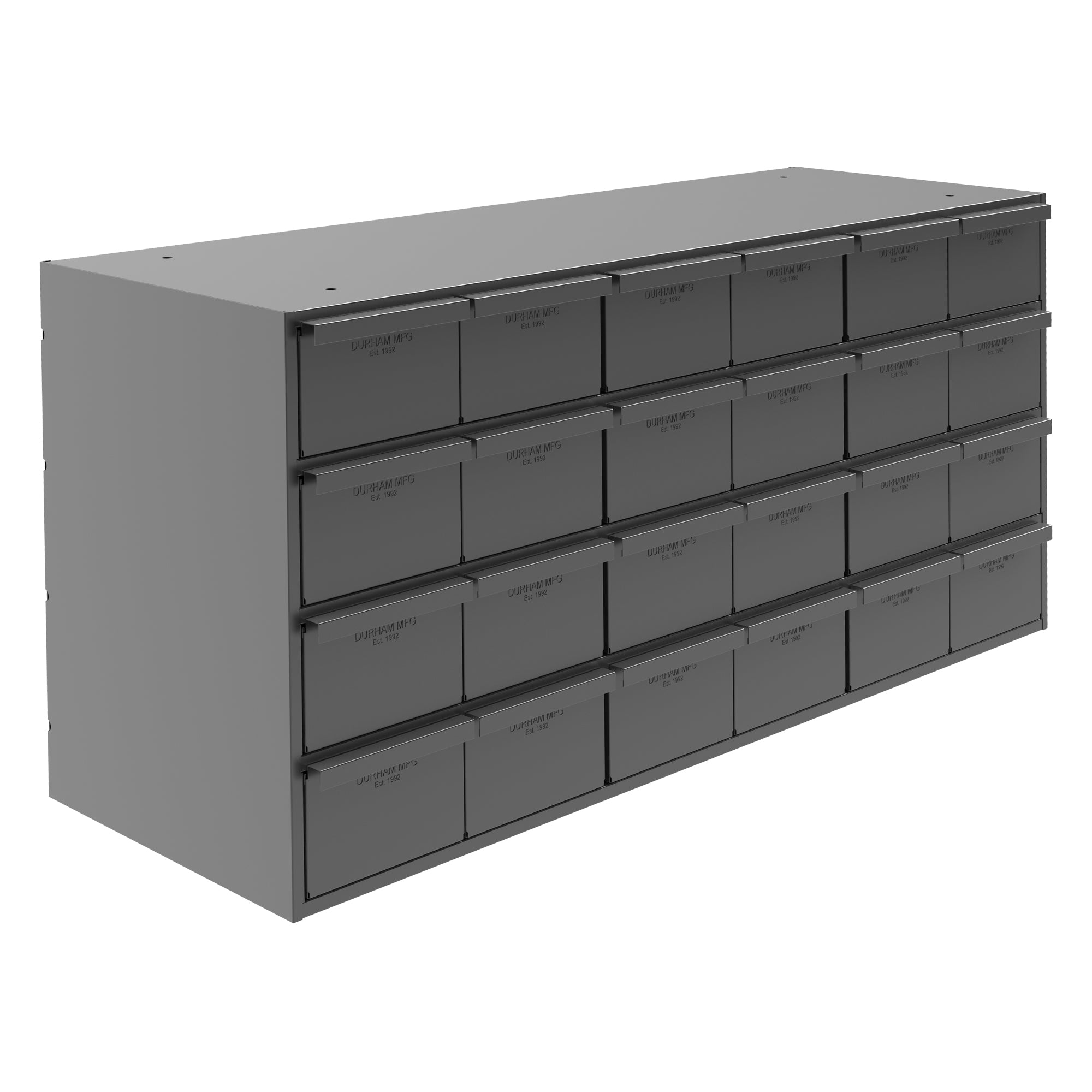 24 Large Drawer Metal Storage Rack Cabinet
