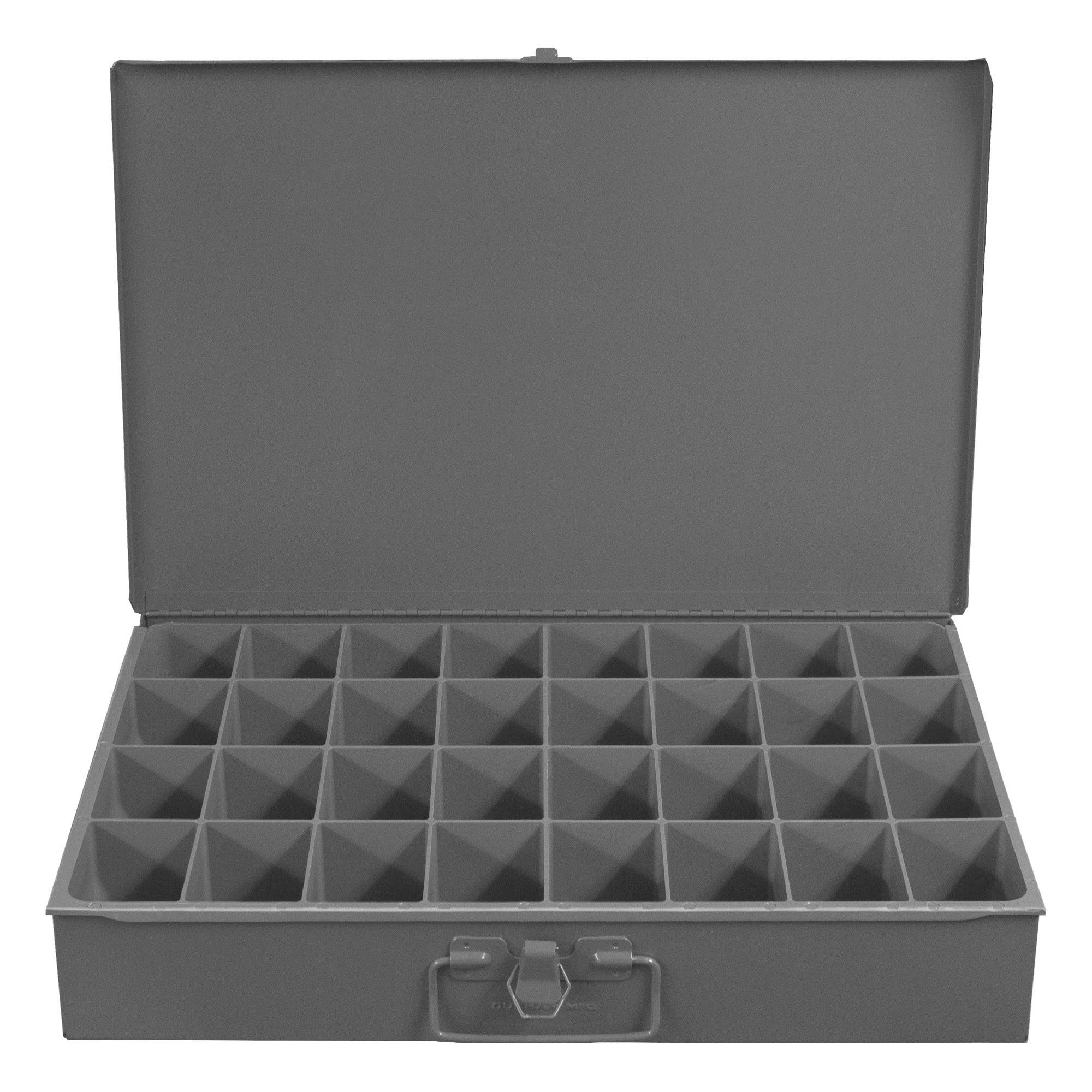 32 Hole Large Metal Locking Drawer Compartment Box
