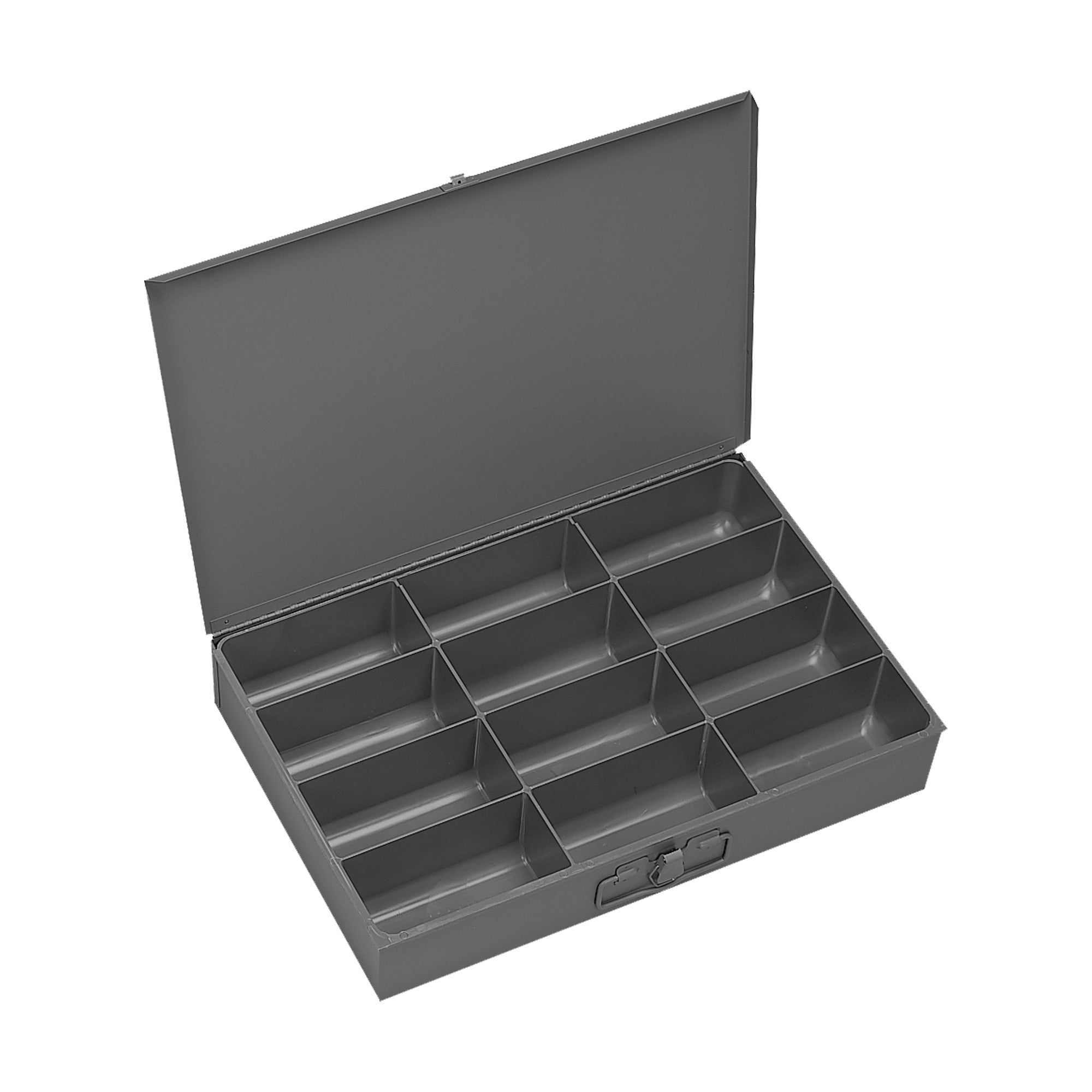 12 Hole Metal Locking Drawer Compartment Box