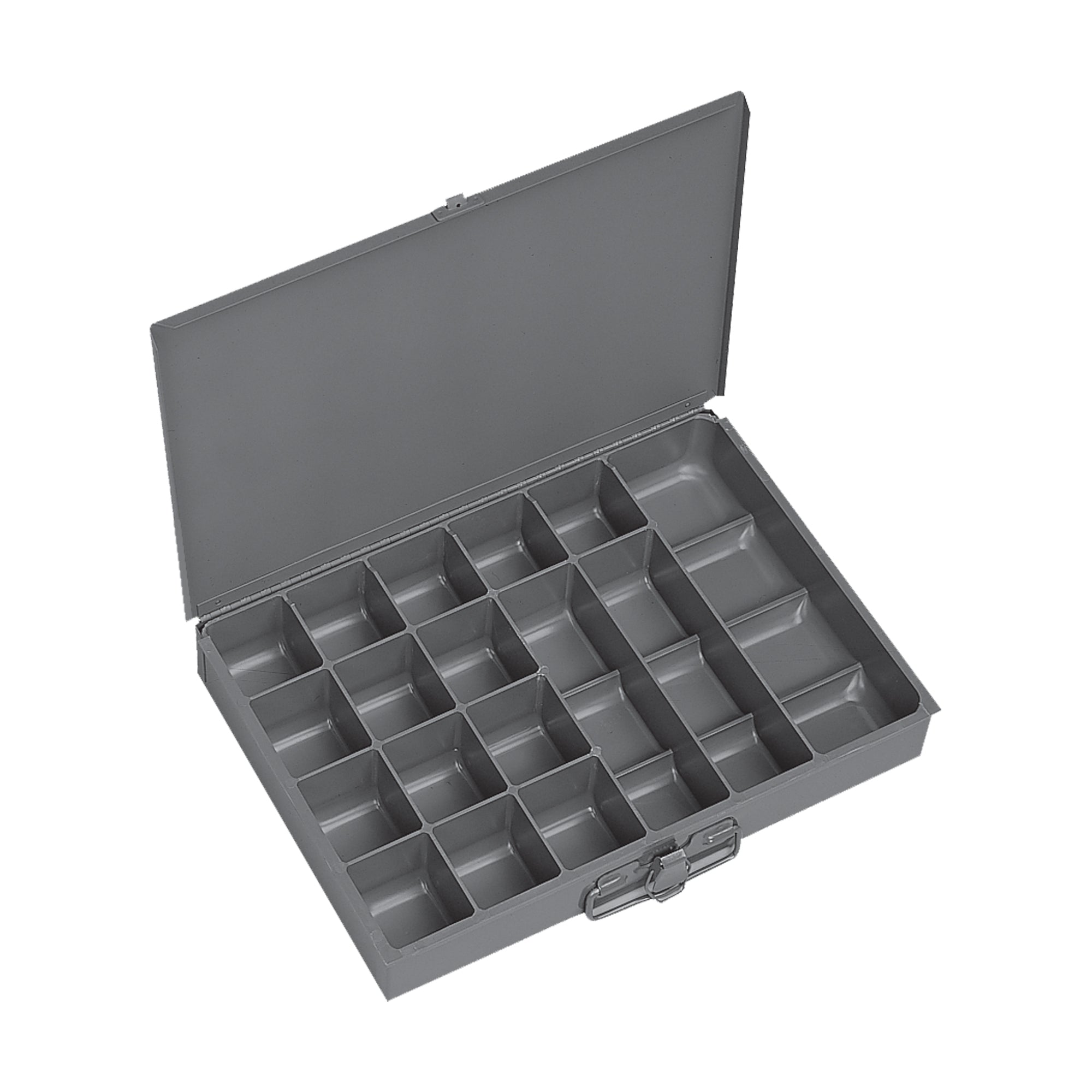 17 Hole Metal Locking Drawer Compartment Box