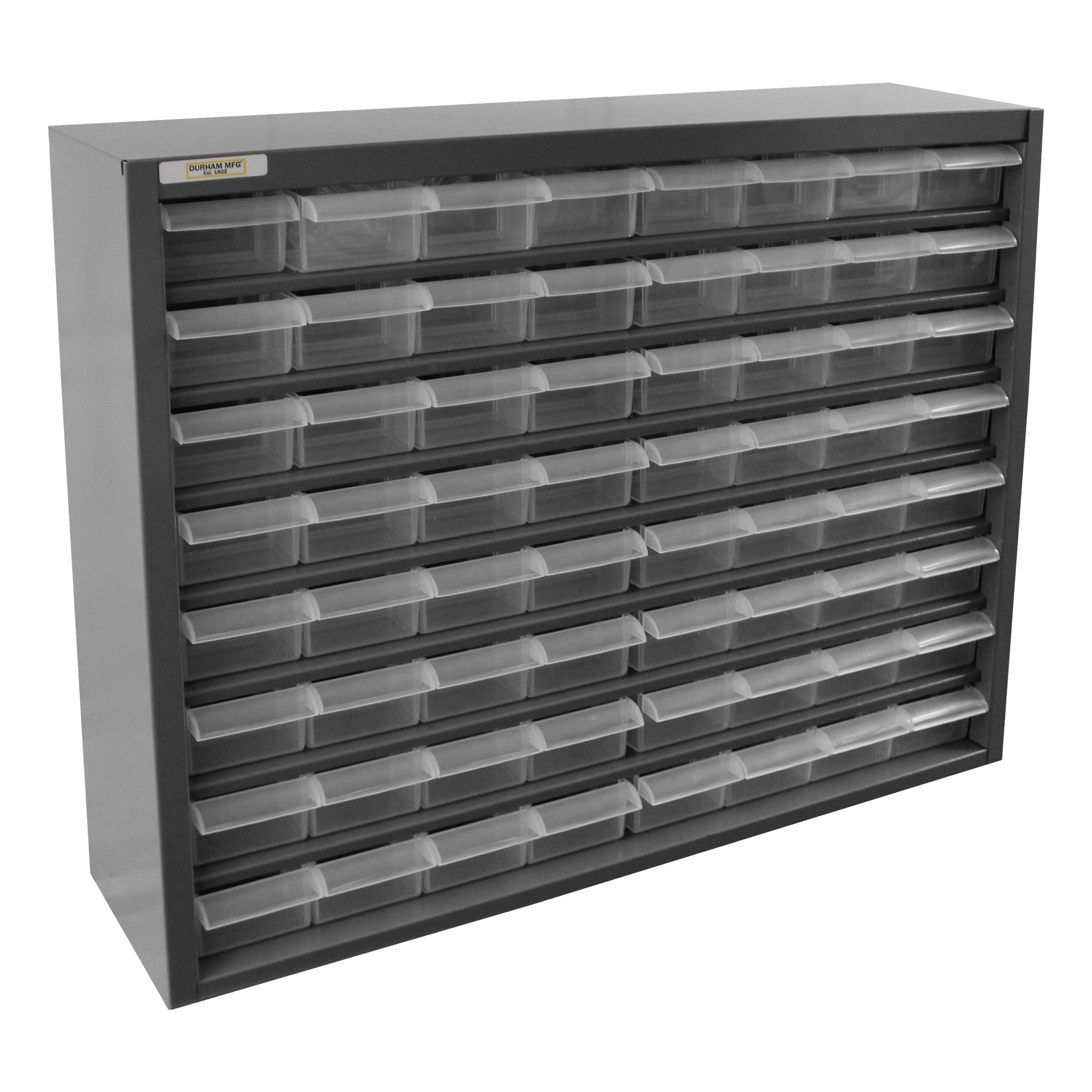 64 Plastic Drawer Metal Storage Rack Cabinet