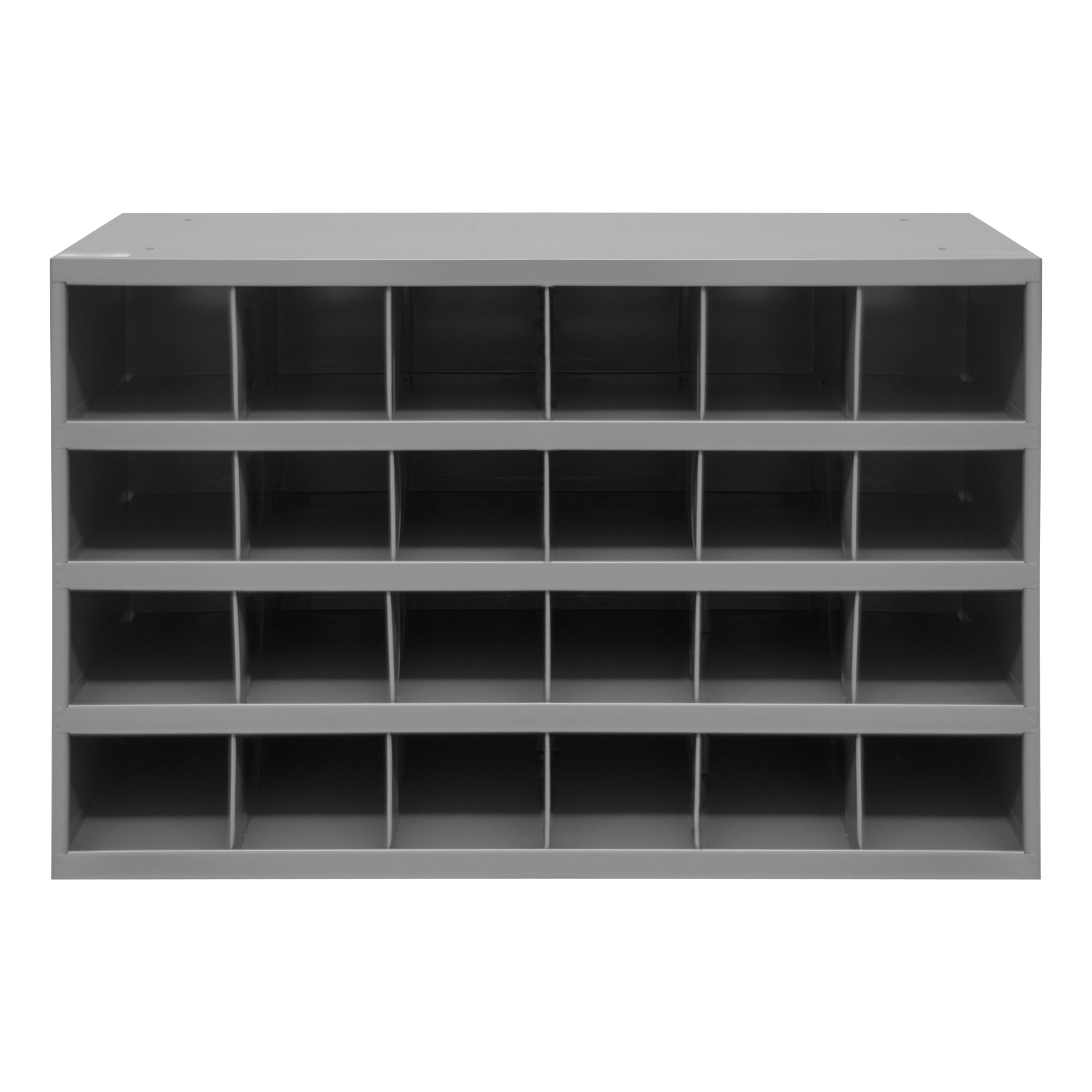 24 Hole Metal Divider Bin 12" Deep