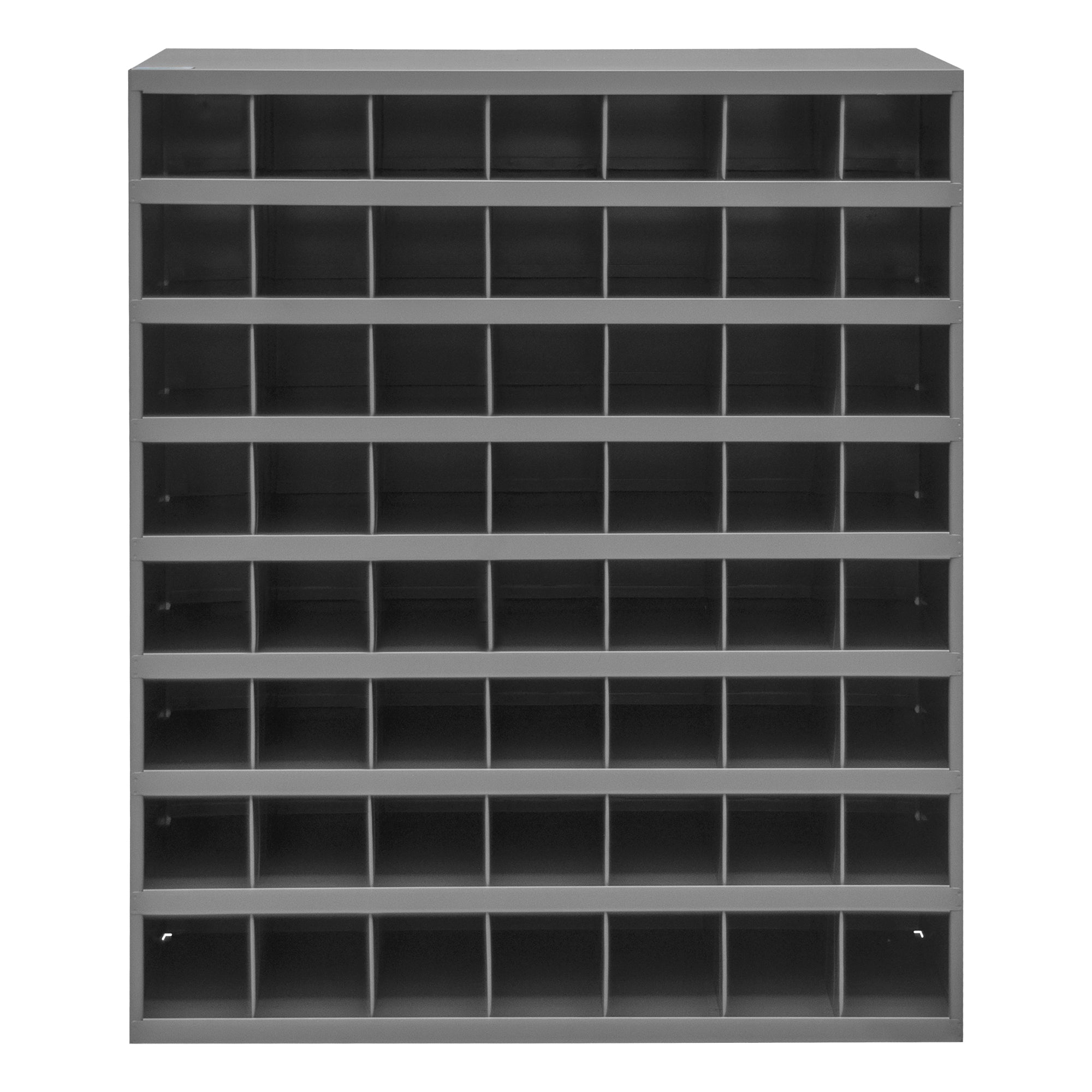 56 Hole Metal Divider Bin 12" Deep