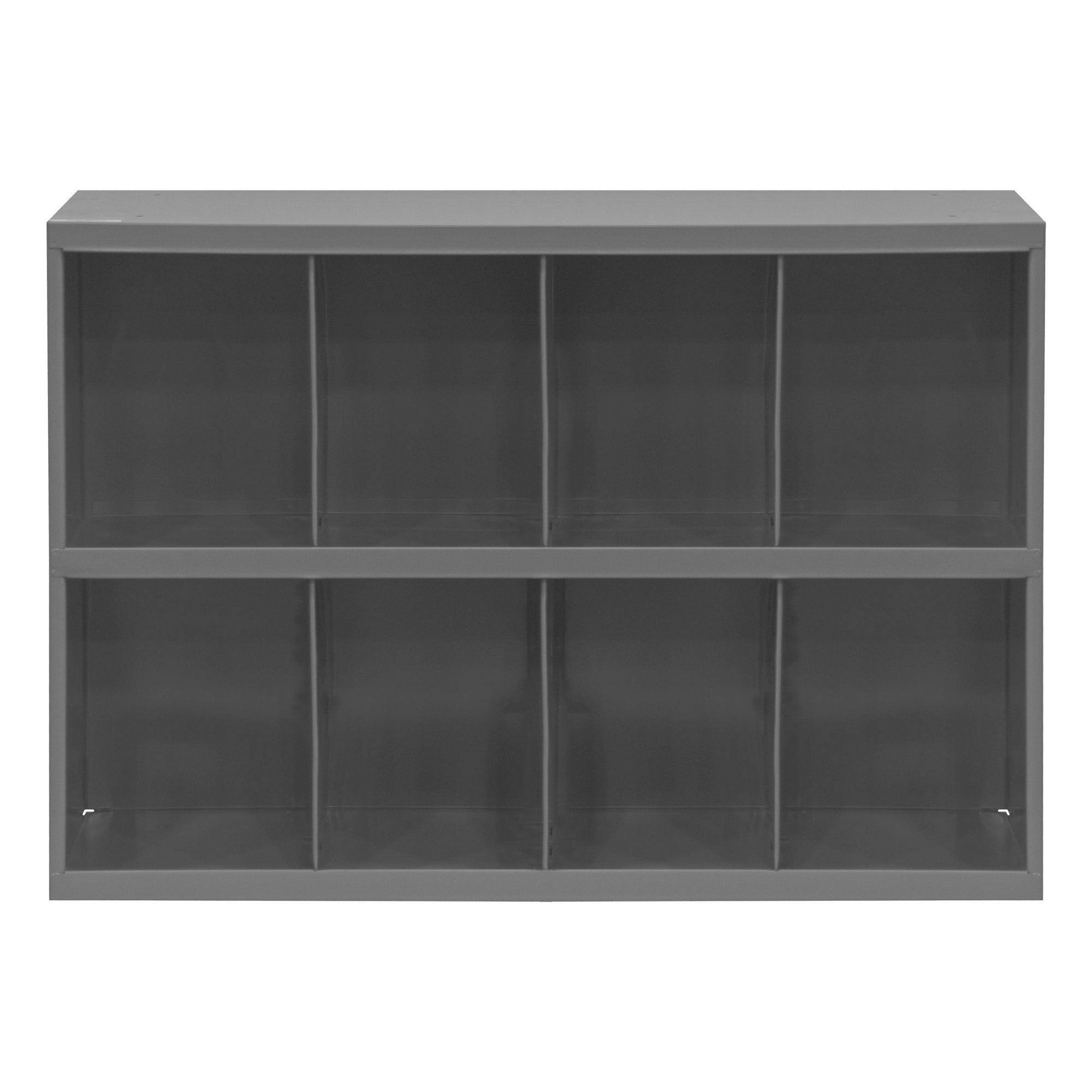 8 Hole Metal Divider Bin 9" Deep