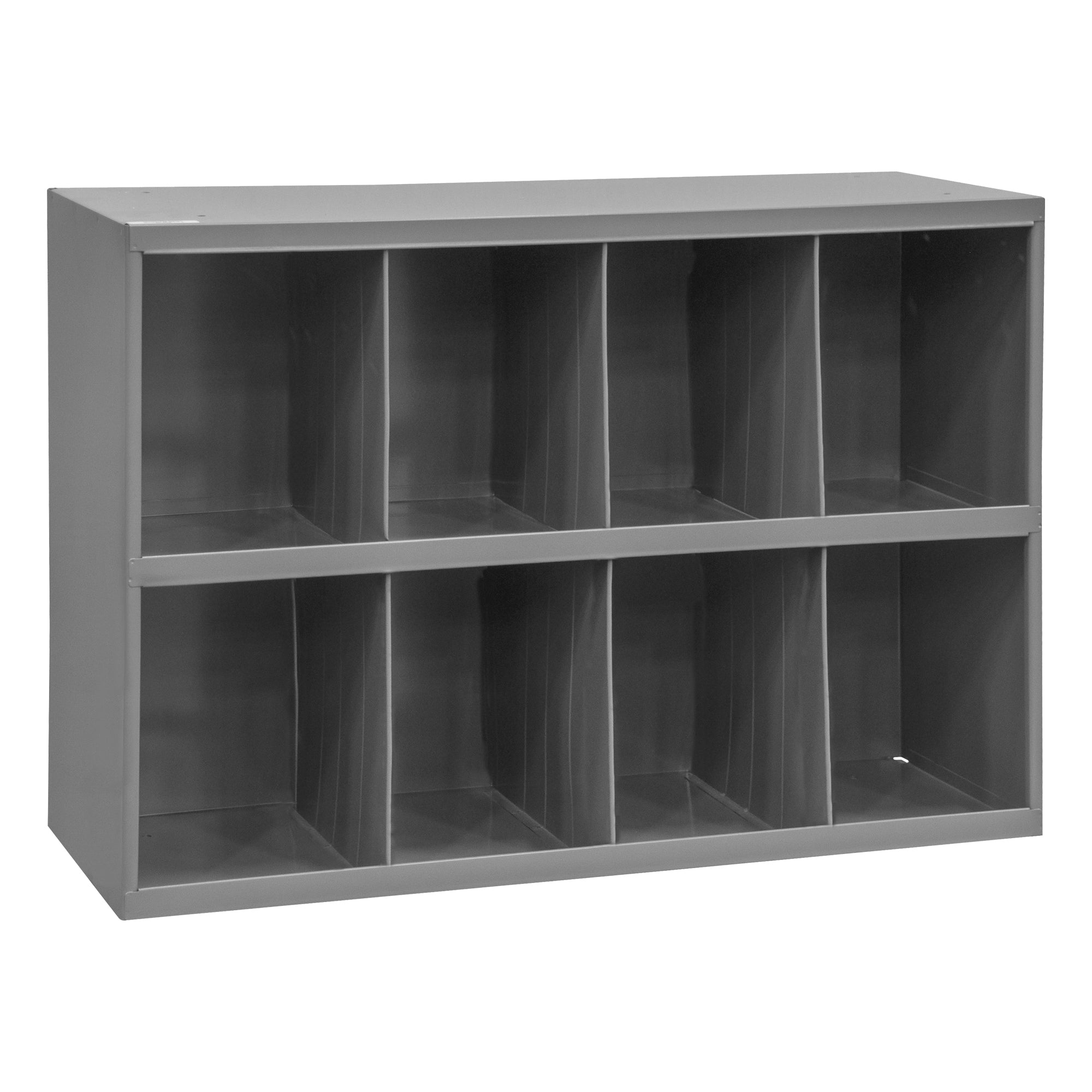 8 Hole Metal Divider Bin 9" Deep