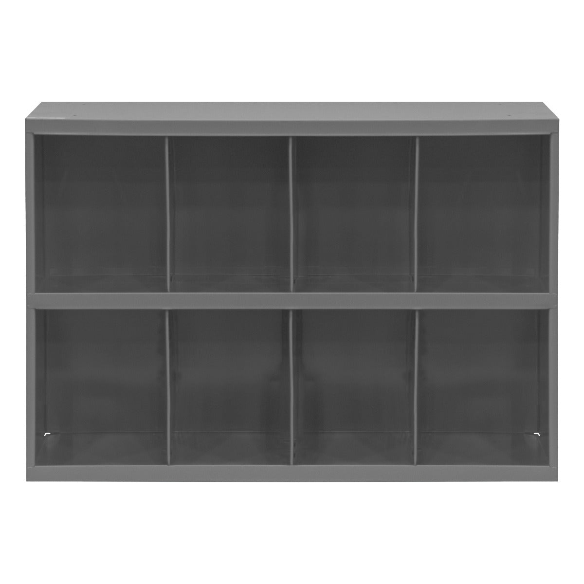 8 Hole Metal Divider Bin 12" Deep