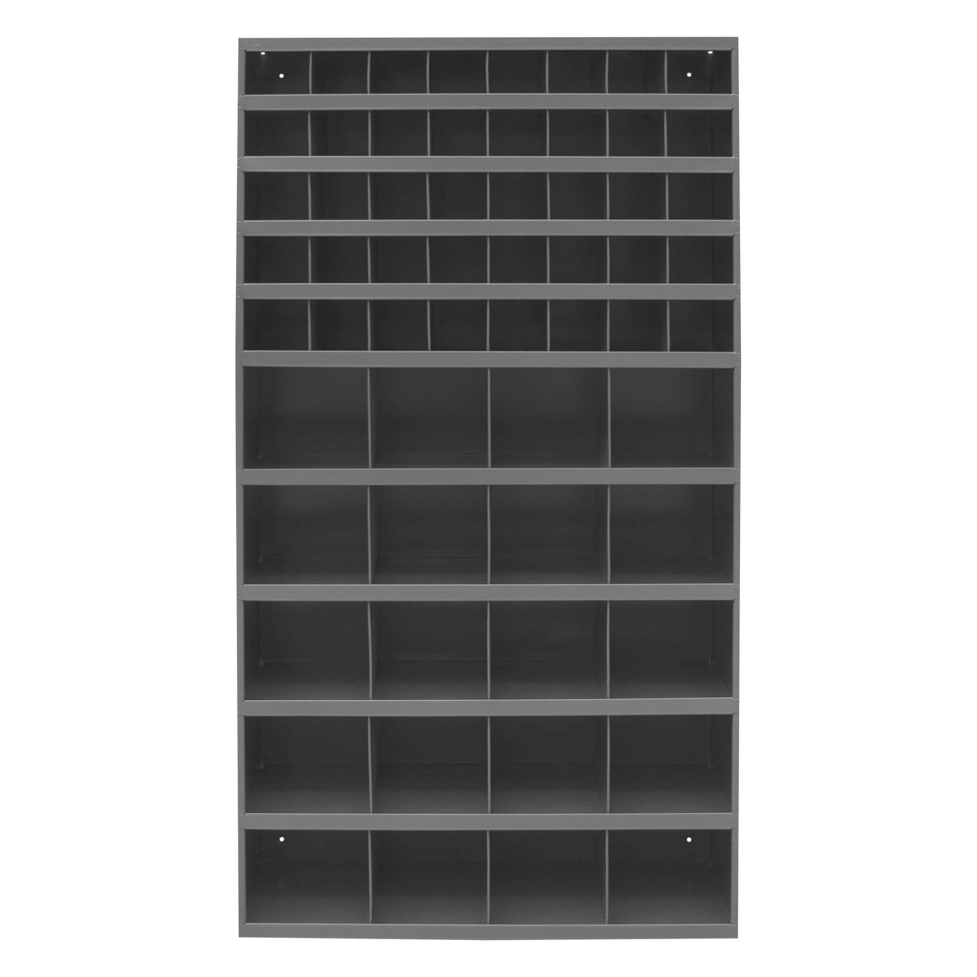 60 Hole Metal Divider Bin 12" Deep