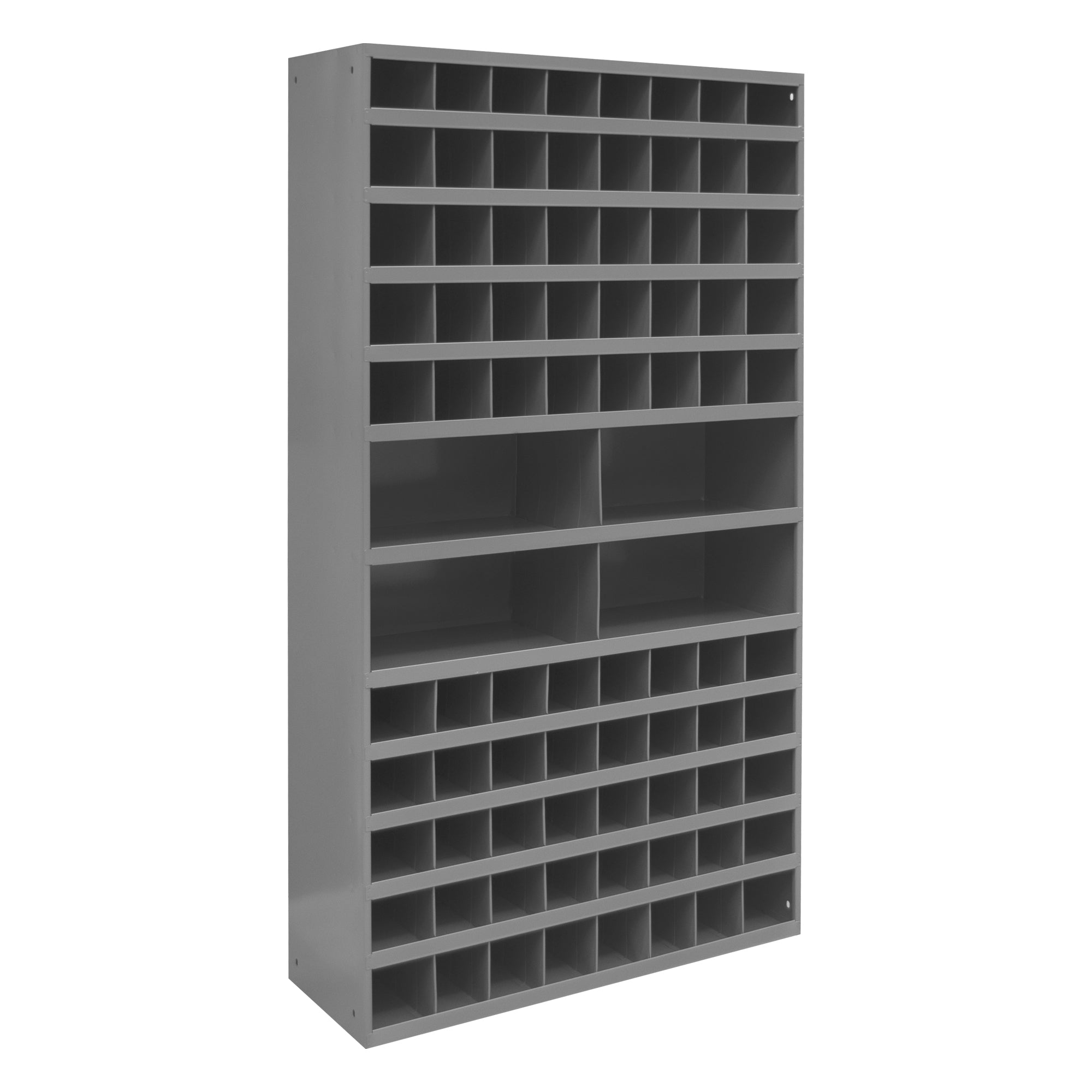 84 Hole Metal Divider Bin 12" Deep