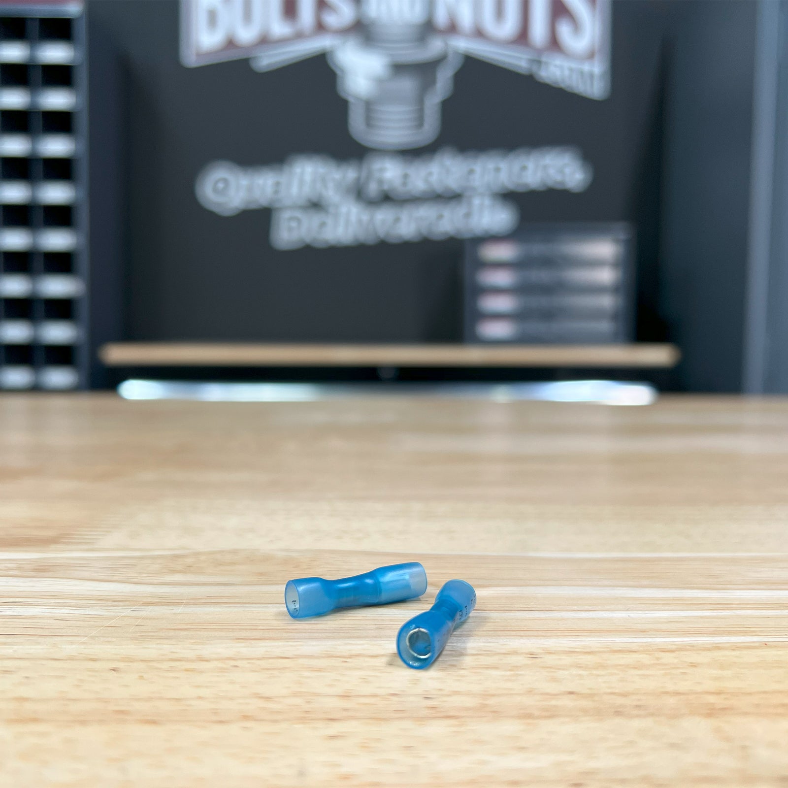 Blue Heat Shrink Marine Grade Female Bullet Connectors, AWG 16-14