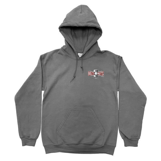 Charcoal Gray BoltsandNuts.com Logo Hoodie