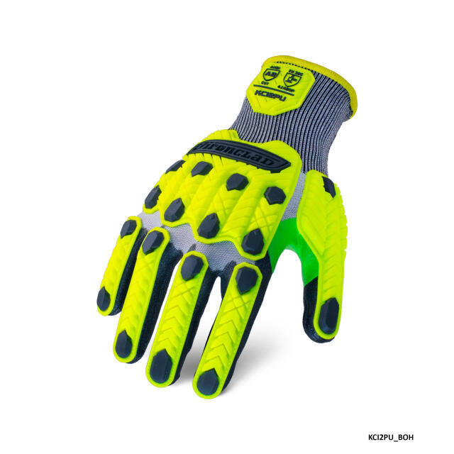 Ironclad Knit A2 Cut Rating Low Profile Impact Cut PU Gloves