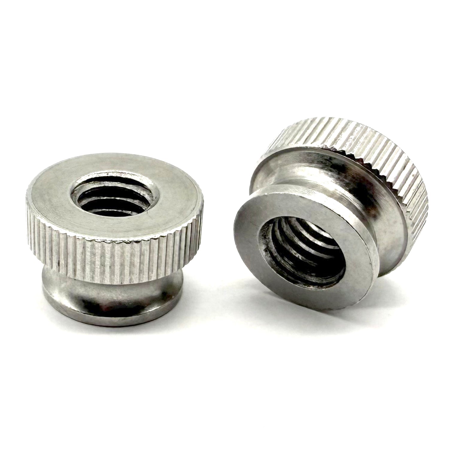 #6-32 18-8 Stainless Steel Knurled Thumb Nut