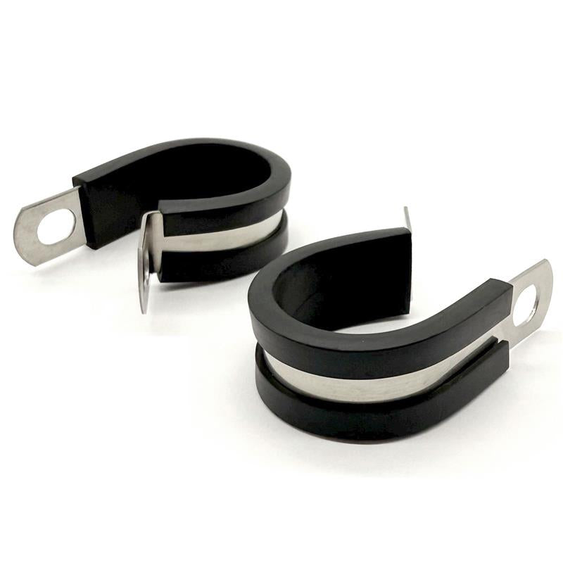 7/8" Stainless Steel Rubber Insulated Medium Duty Cable Clamp