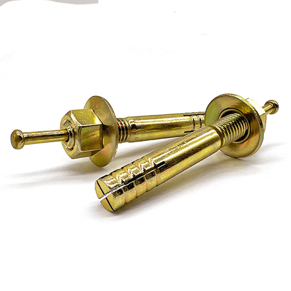 5/16"-18x2-3/4" Pin Drive Expansion Anchors Zinc Yellow