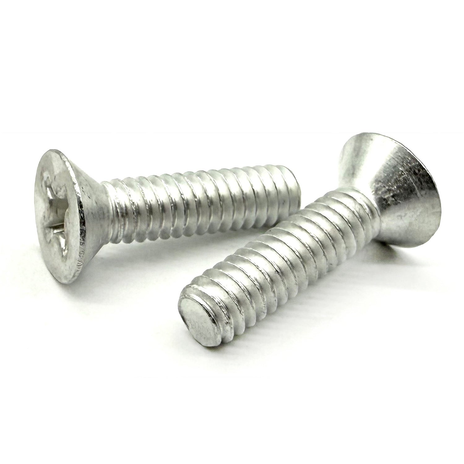 1/4"-20x1/2" Aluminum Phillips Flat Head Machine Screw