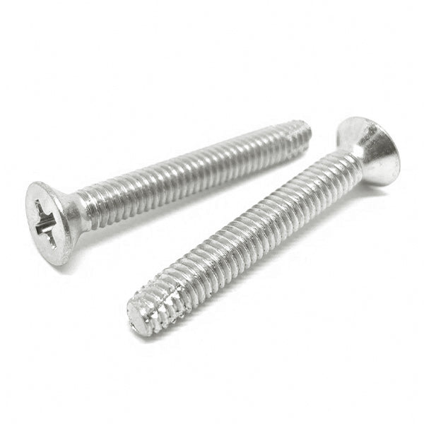 #8-32x1/2" 410 Stainless Steel Phillips Flat Head Type F Thread Cutting Screws