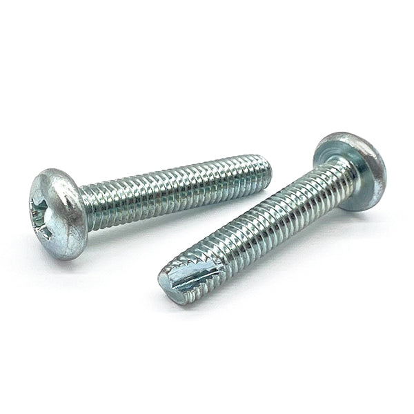 #6-32x1/2" Phillips Pan Head Type T Thread Cutting Screws Zinc Clear