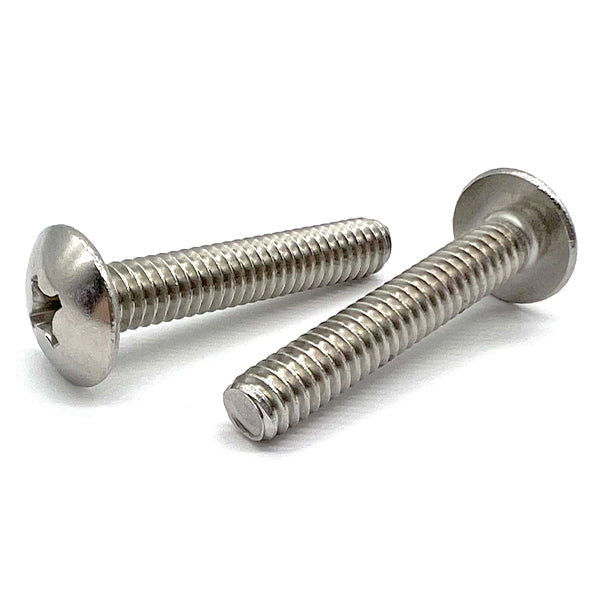 #8-32x1-3/4" 18-8 Stainless Steel Phillips Truss Head Machine Screws