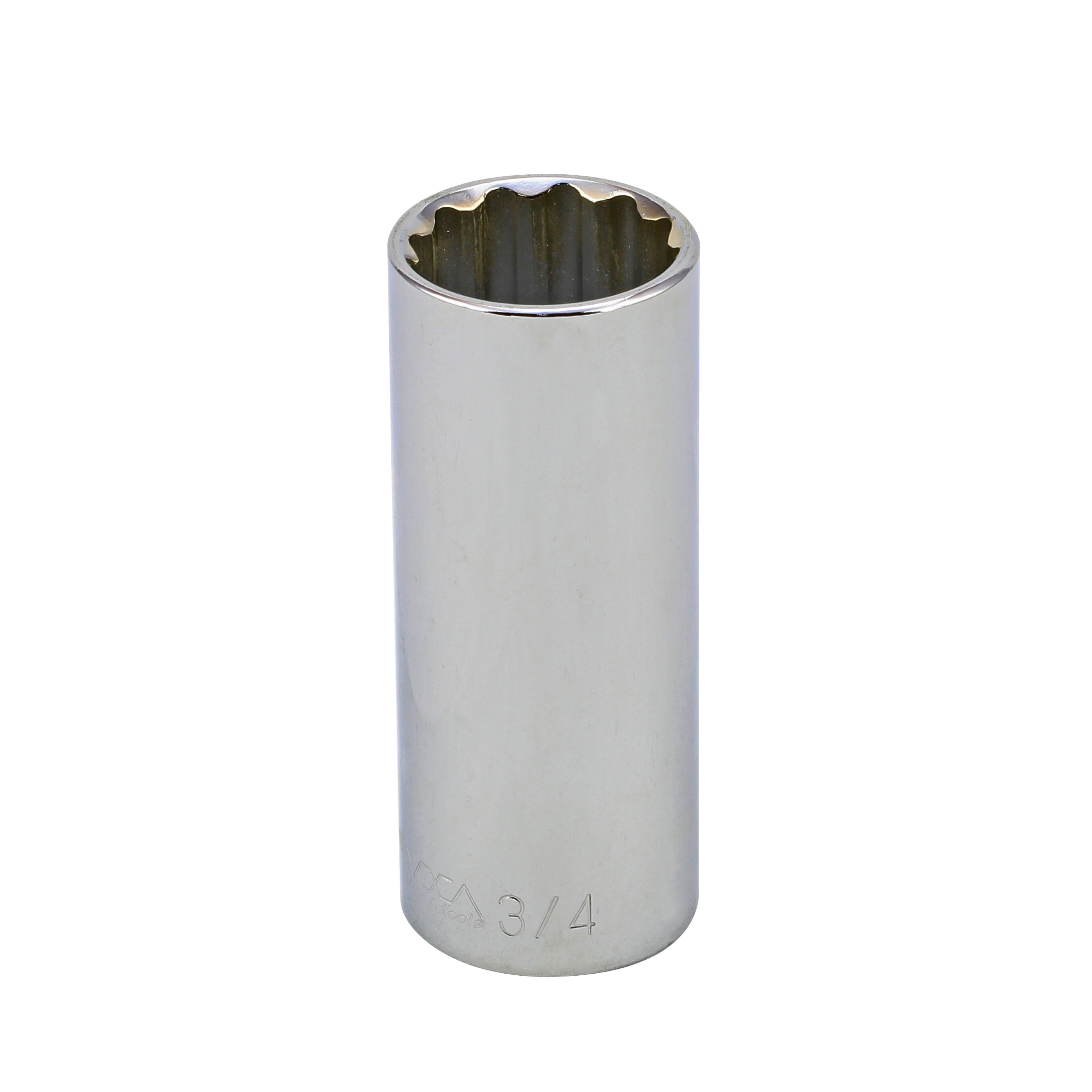 3/4" - 3/8" Drive 12 Point Inch Deep Socket