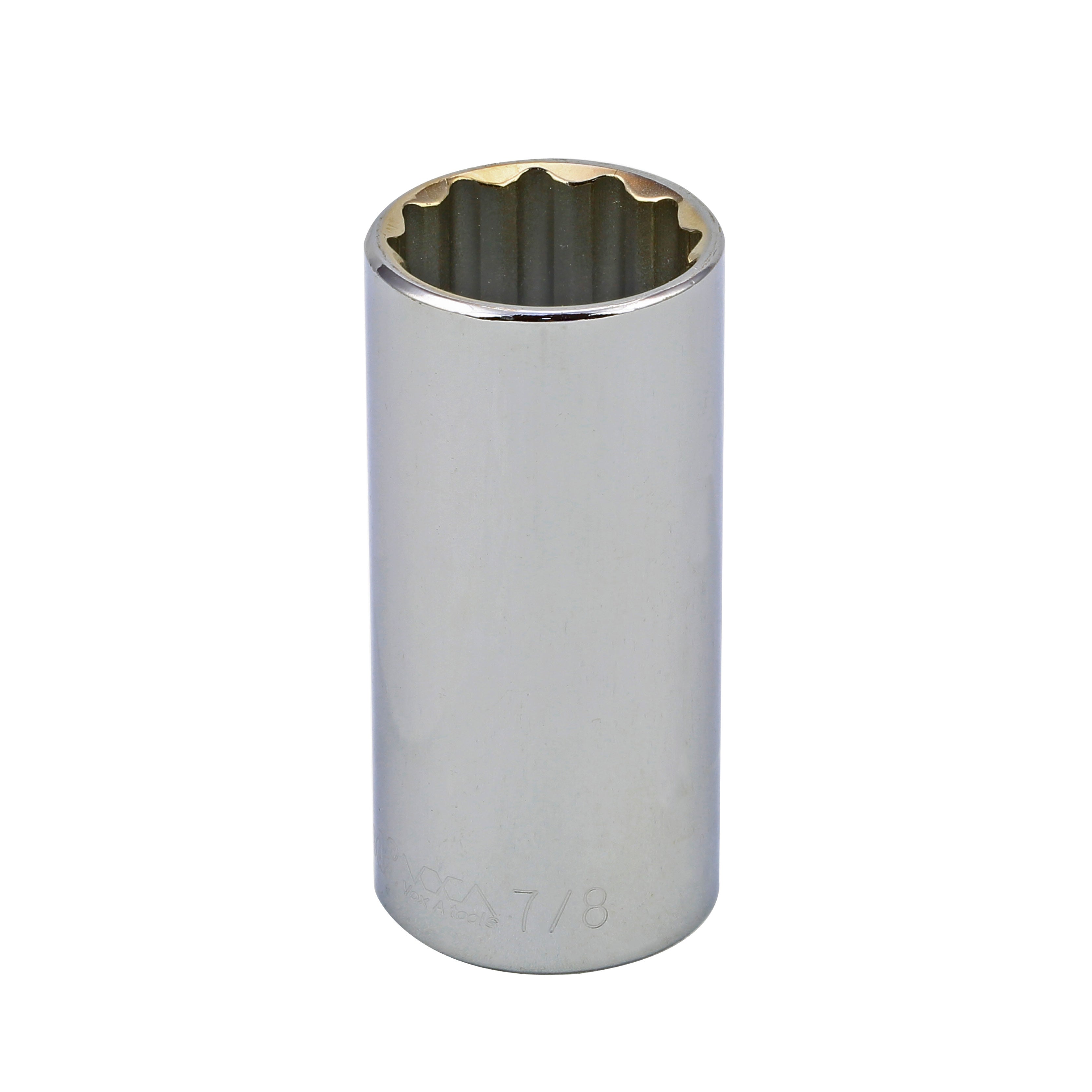 7/8" - 3/8" Drive 12 Point Inch Deep Socket