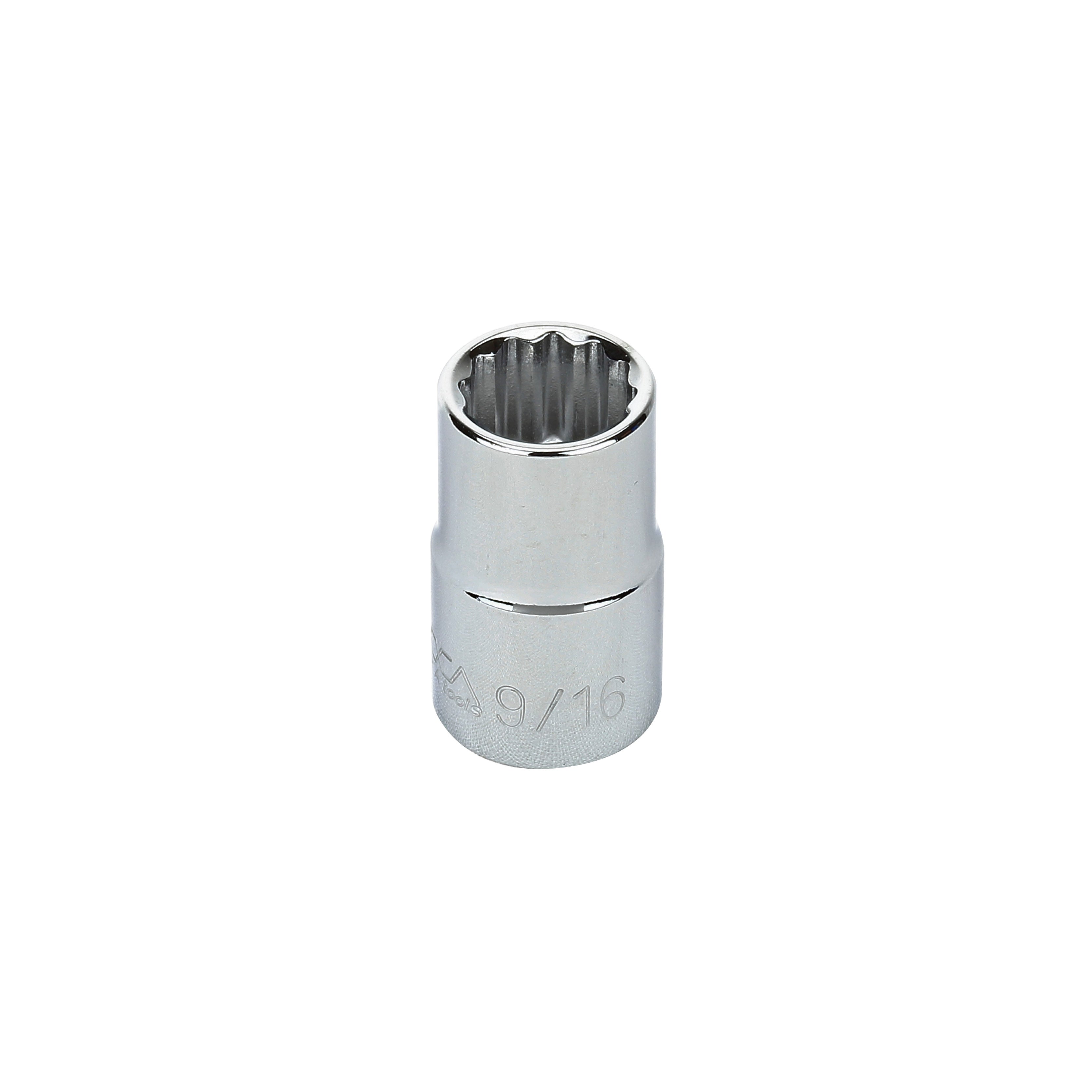 9/16" - 1/2" Drive 12 Point Inch Socket