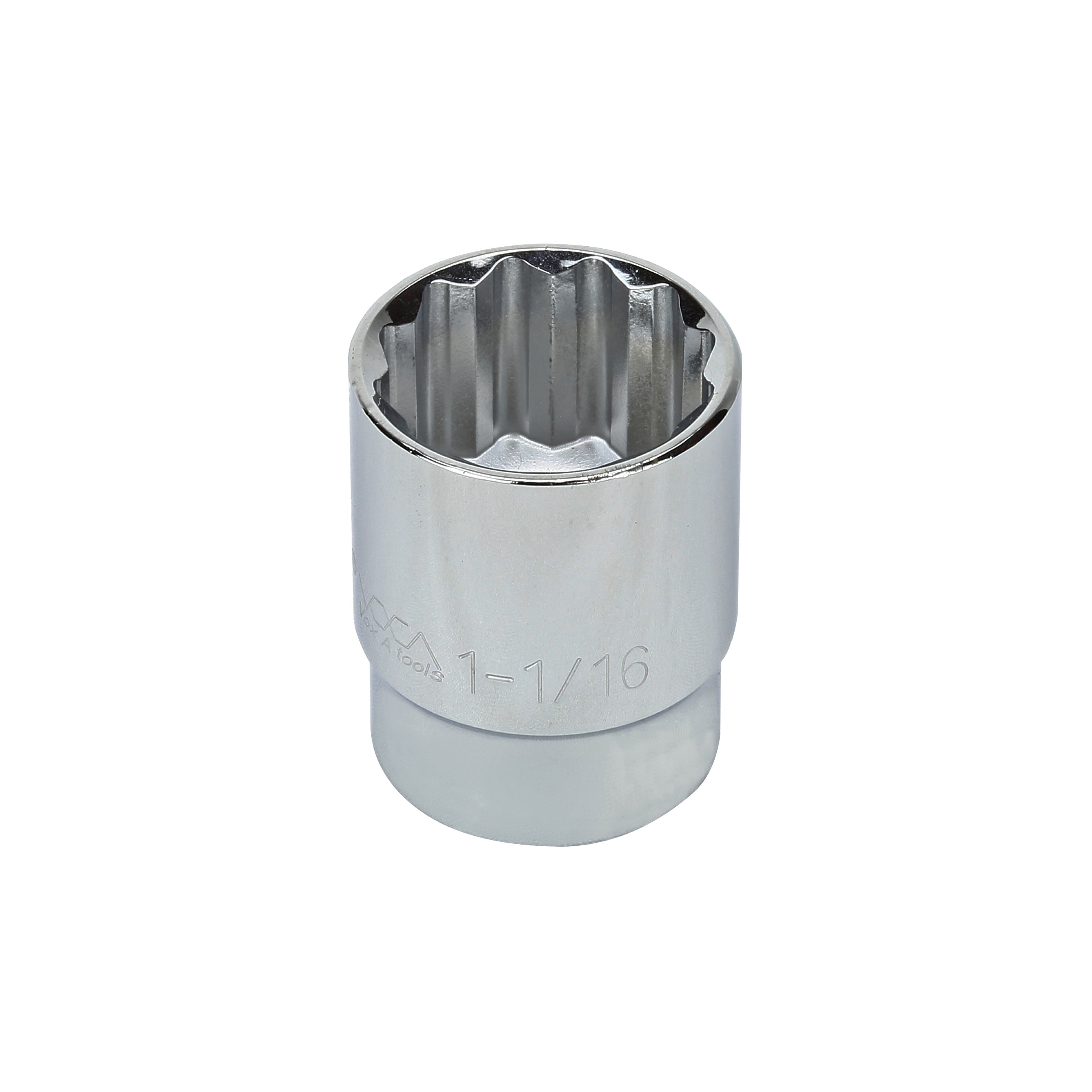 1-1/16" - 1/2" Drive 12 Point Inch Socket