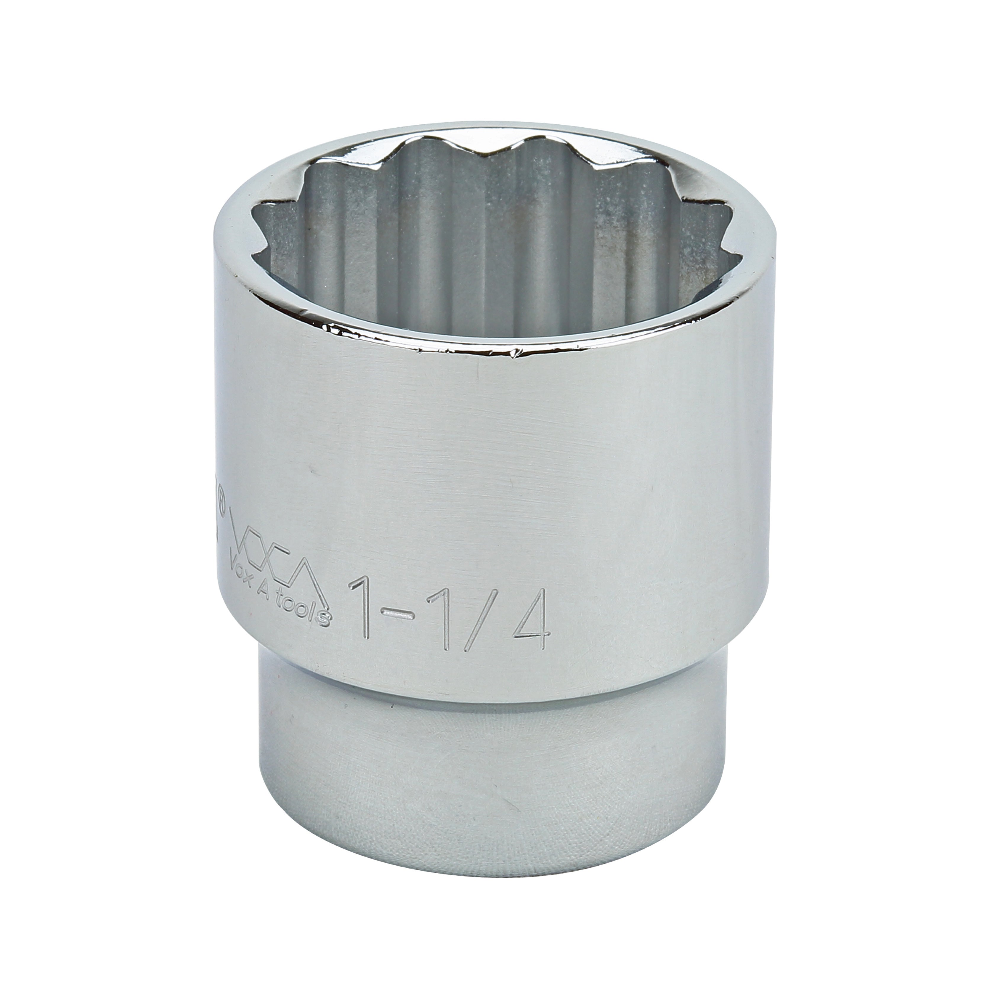 1-1/4" - 1/2" Drive 12 Point Inch Socket