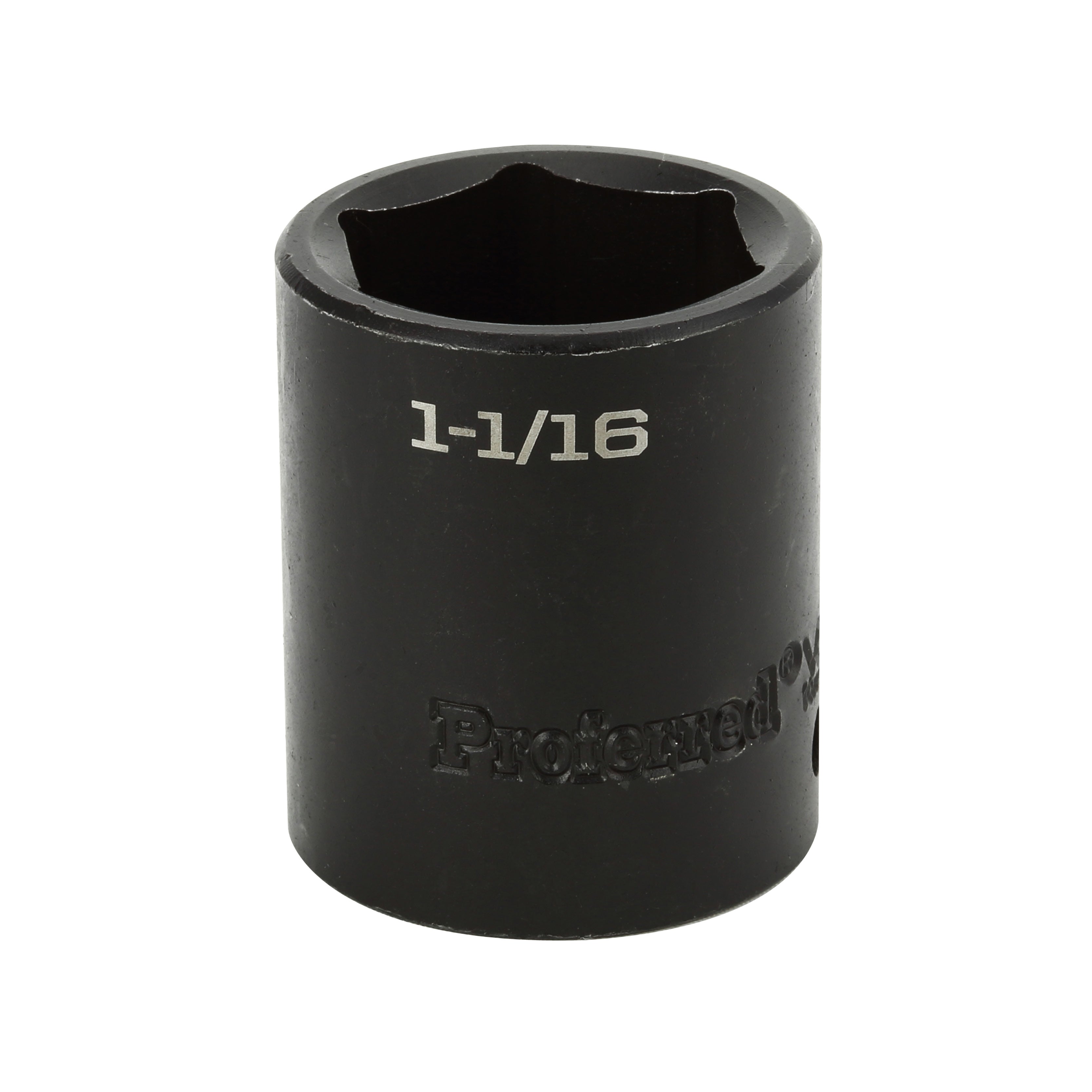 1-1/16" - 1/2" Drive 6 Point Inch Impact Socket Impact