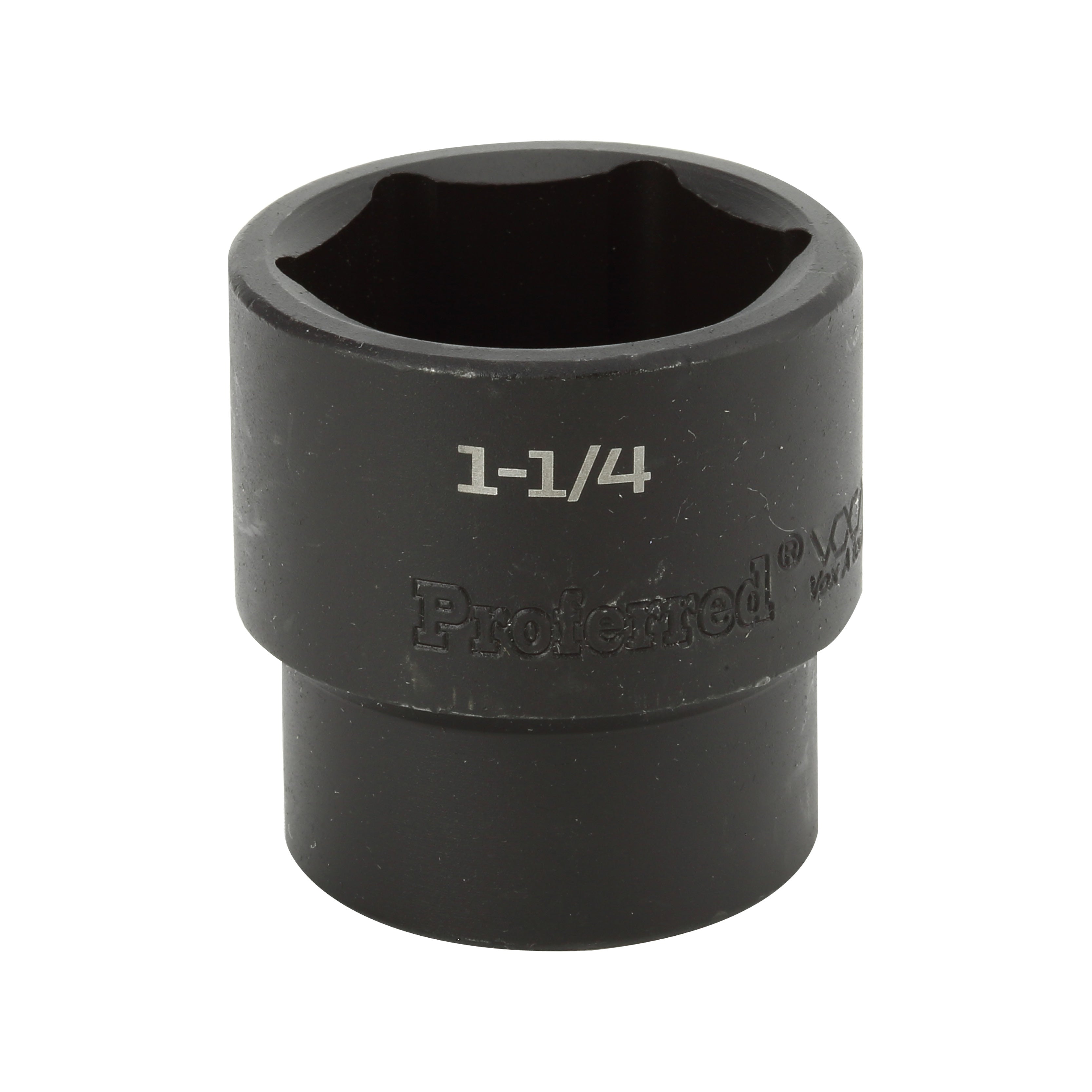 1-1/4" - 1/2" Drive 6 Point Inch Impact Socket Impact