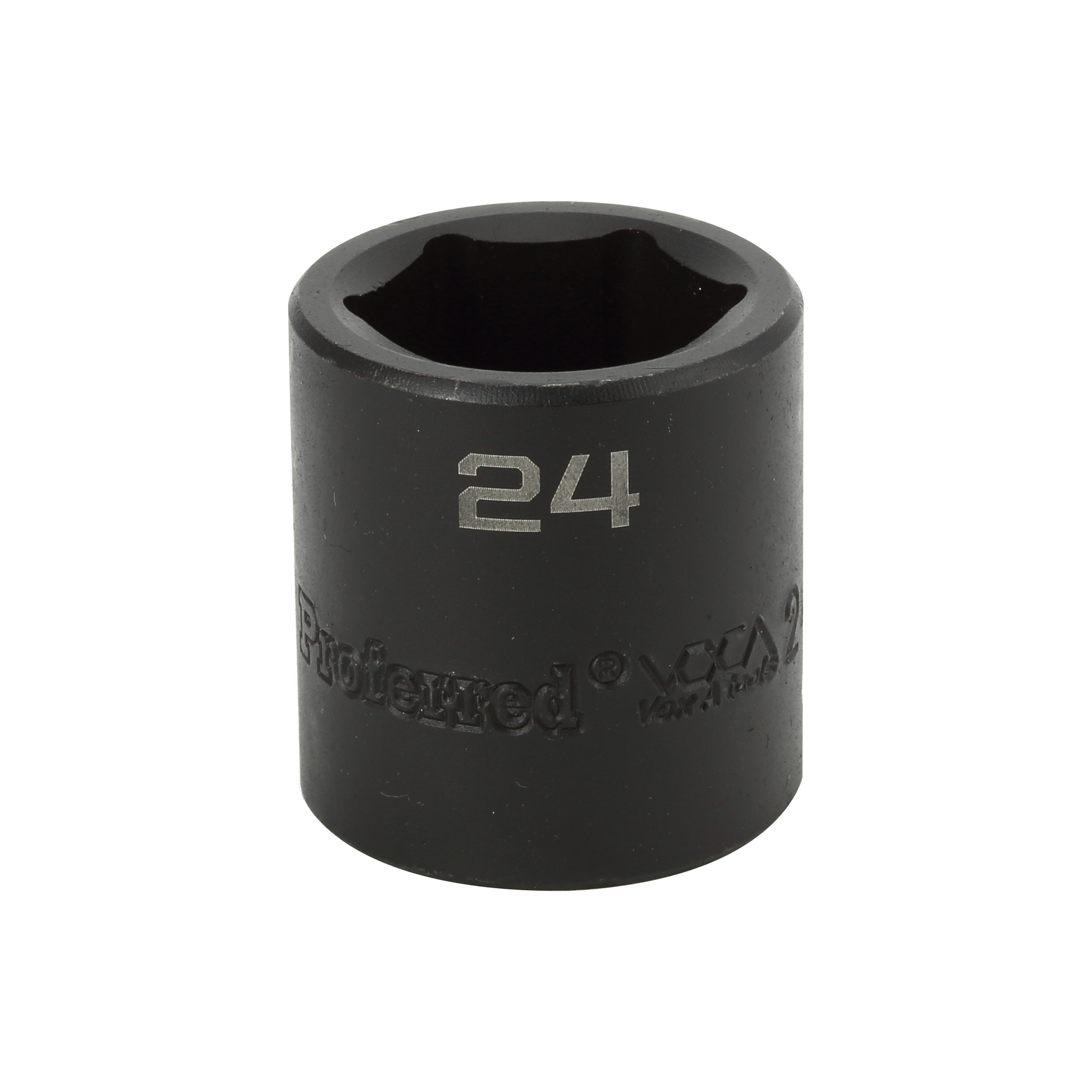 24MM -1/2" Drive 6 Point Metric Impact Socket Impact