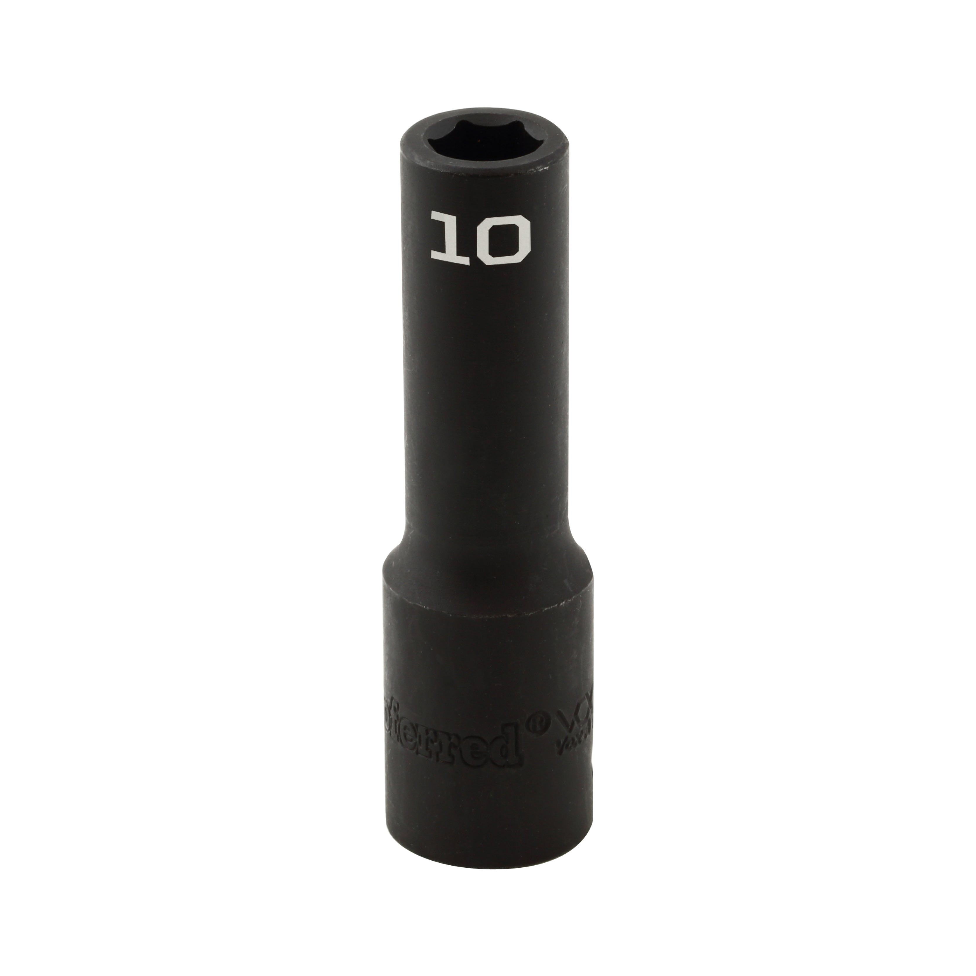 10MM - 1/2" Drive 6 Point Metric Deep Impact Socket Impact