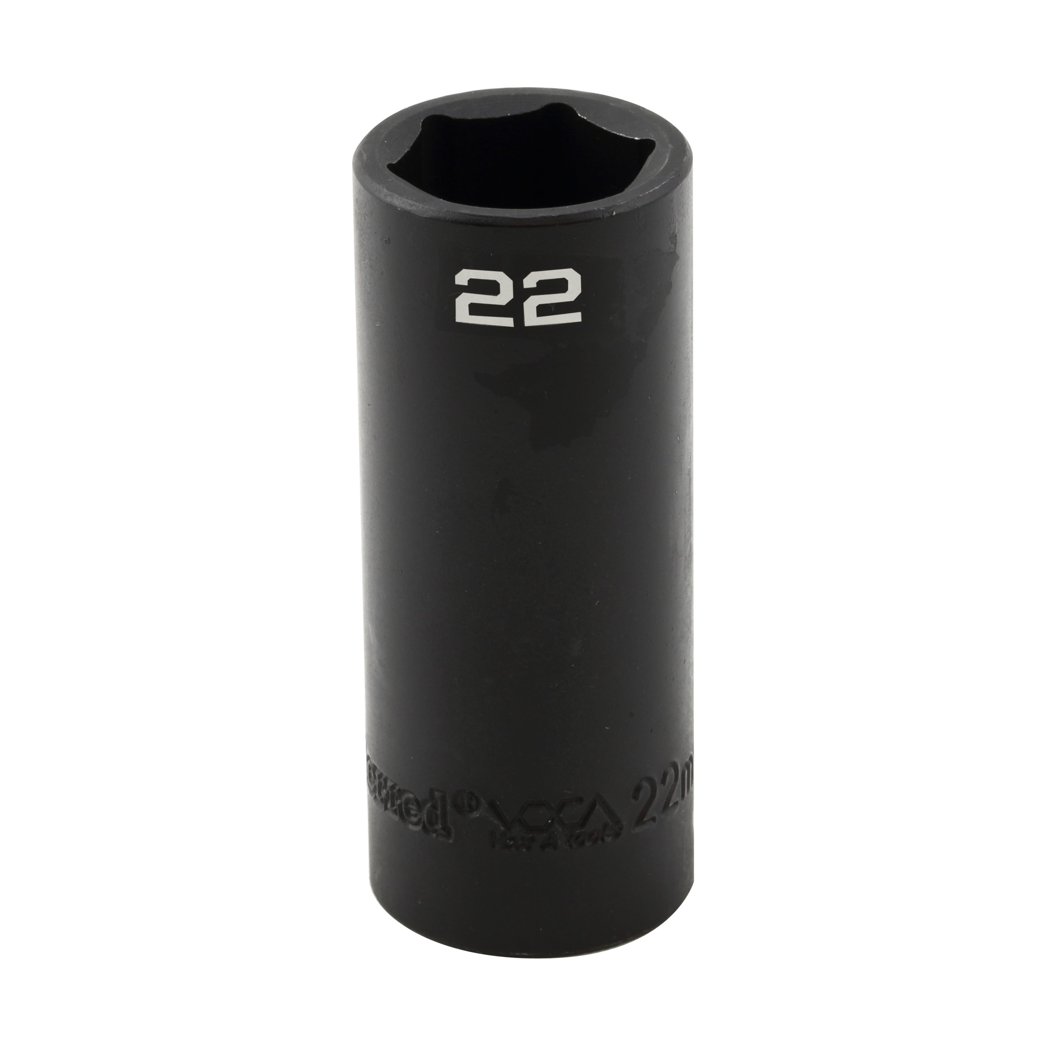 22MM - 1/2" Drive 6 Point Metric Deep Impact Socket Impact