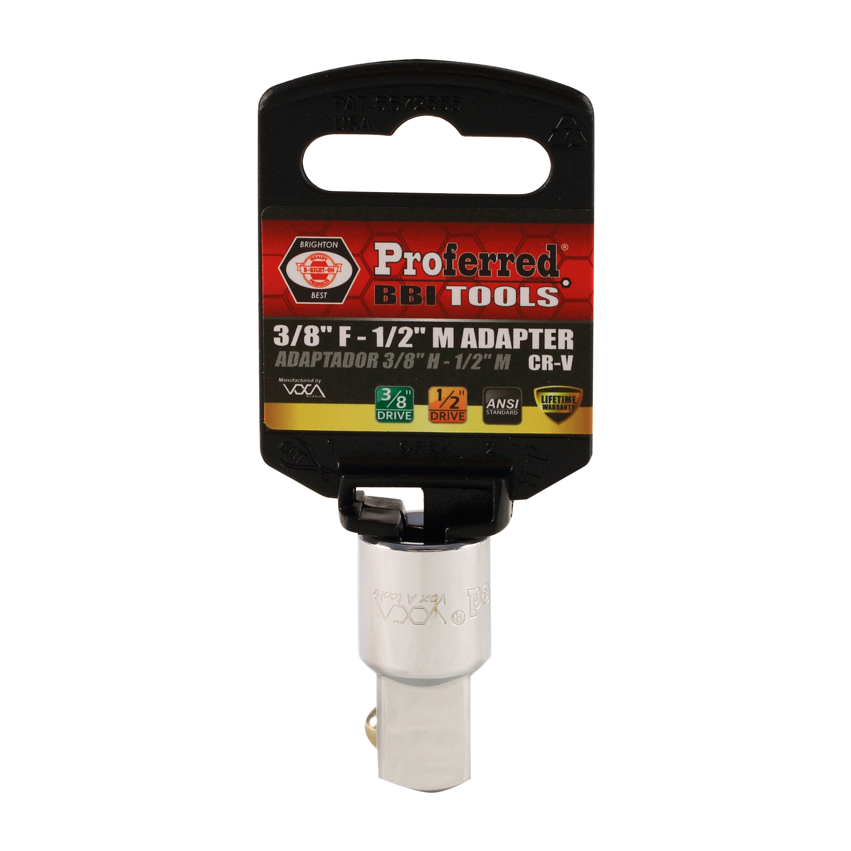 3/8" F - 1/2" M Adapter