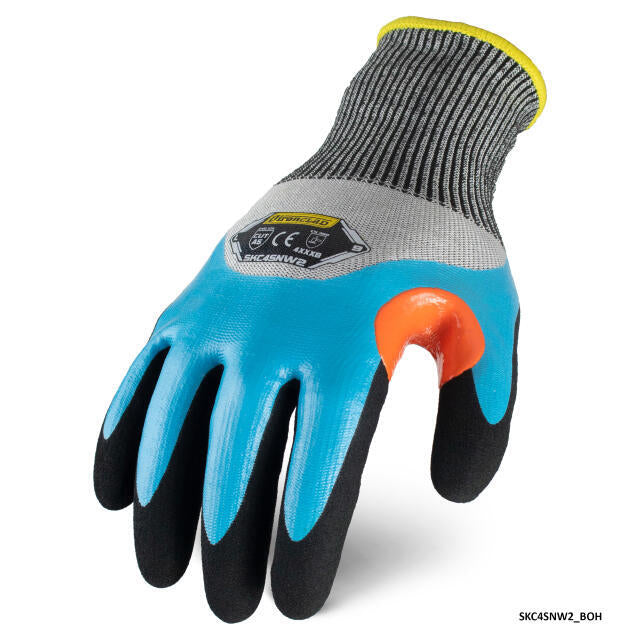 Ironclad Knit A7 Insulated HPPE Sandy Nitrile 3/4 Dip Touch Screen Screen Gloves
