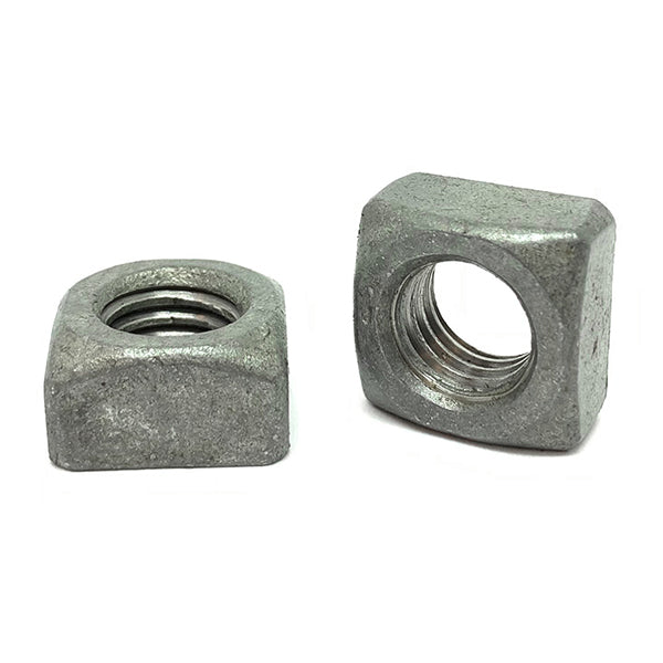 3/4"-10 Steel Square Nuts Galvanized